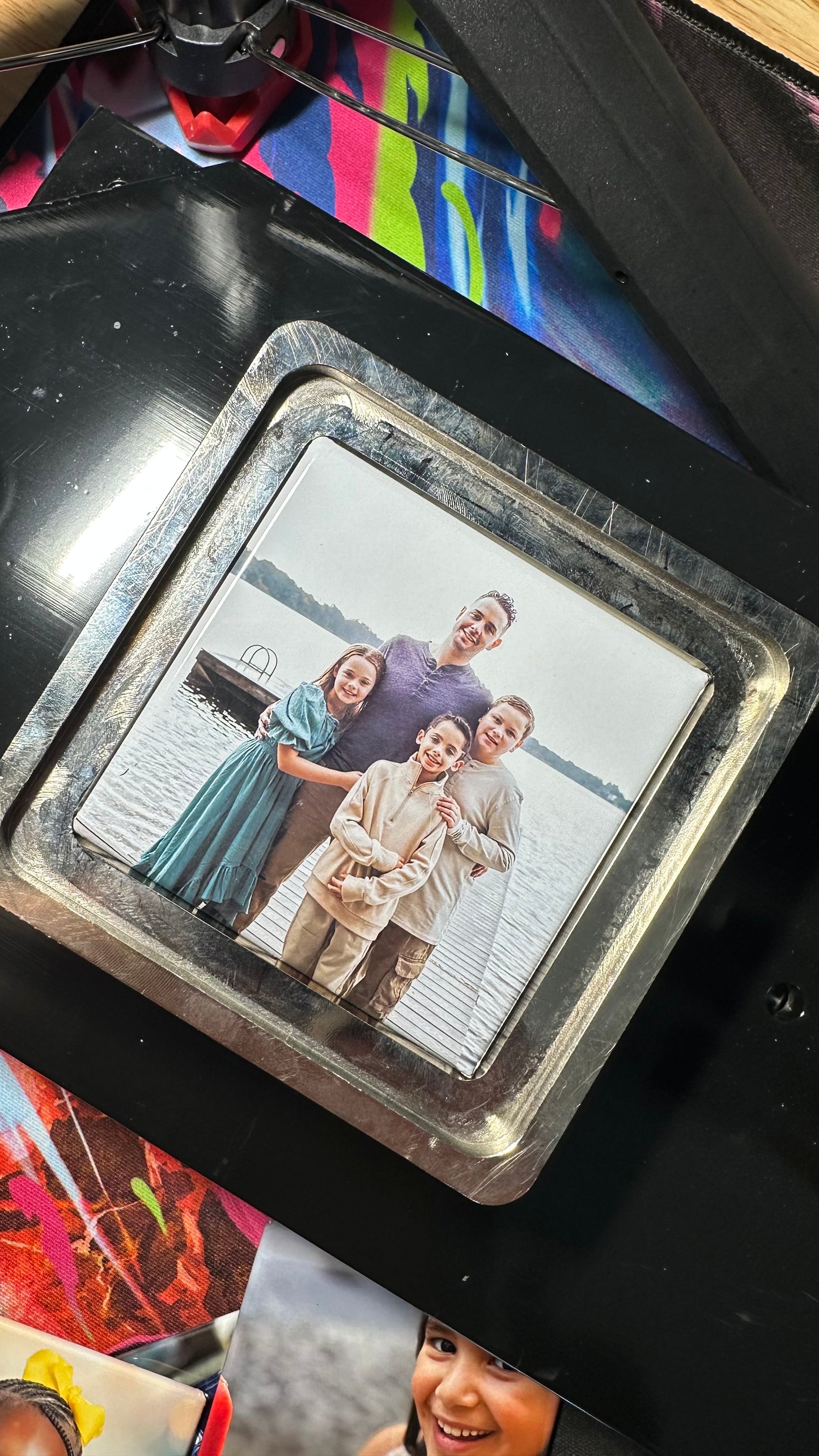 Custom 2.5" Square Photo Magnet – Single