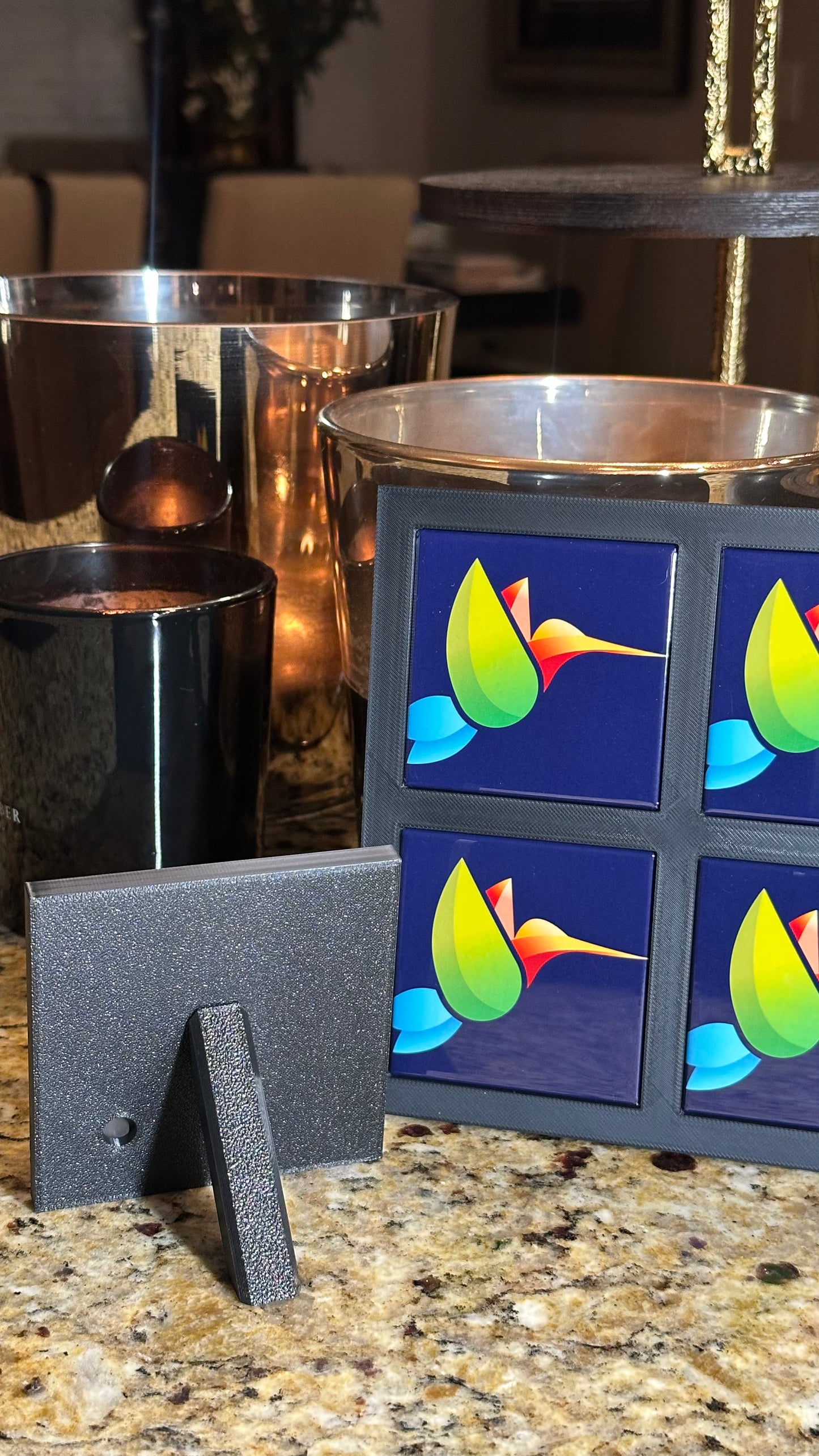 Custom Square Photo Magnet With Single Frame