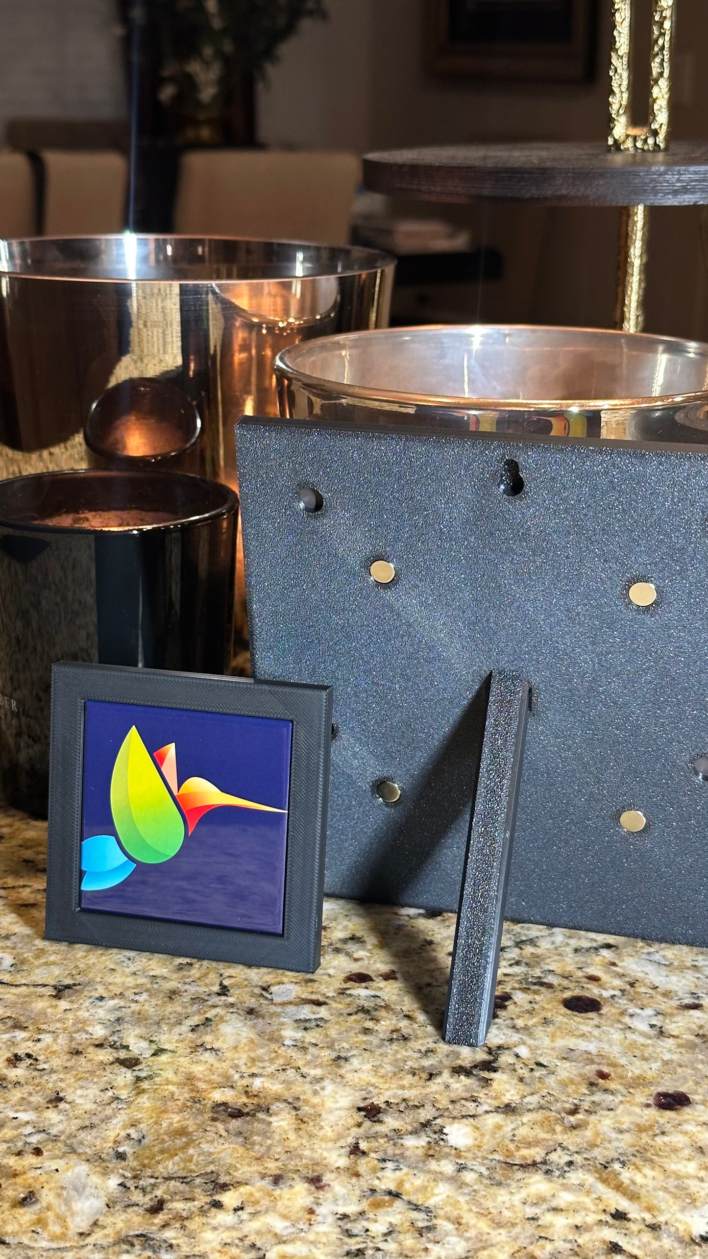 Custom Square Photo Magnet With Single Frame